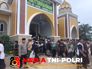 Monitoring dan Pengamanan Pelaksanaan Sholat Idul Adha 1447 H/ 2026 M di Masjid Agung BAITUR RAHMAN Desa Waringin Agung Kec. Antang kalang