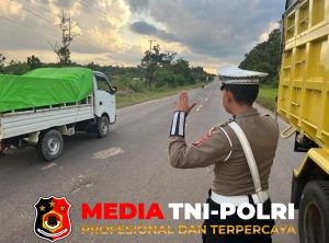 Satlantas Polres Seruyan Patroli di Jalur Rawan Km 62-144 Jalan Jenderal Sudirman