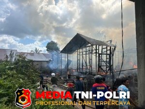 Tiga Rumah di Kereng Pangi Ludes Dilahap Si Jago Merah