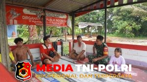 Babinsa Koramil 1015-03/Mentawa Baru Ketapang Kodim 1015/Sampit Melaksanakan Komsos Dengan Warga Binaan