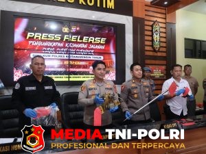 Polres Kotim Ringkus Satu Orang Pelaku Pencurian Komponen Alat Berat di Kebun Raya Desa Penyang, Tiga Pelaku Masih Dalam Pengejaran