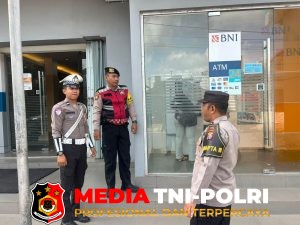 Pamapta lII Polres Seruyan Laksanakan Patroli Objek Vital Perbankan