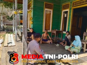 Bhabinkamtibmas Polres Seruyan Sambang dan Sosialisasikan Larangan Bakar Hutan dan Lahan di Desa Tumbang Manjul