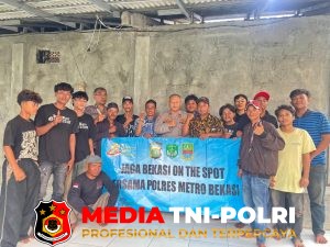 Jaga Bekasi On The Spot, Polsek Tambelang Ajak Warga Sukarapih Aktif Jaga Lingkungan
