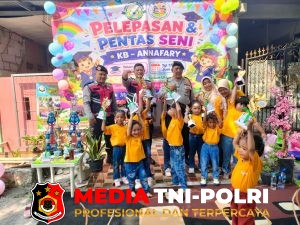 Jaga Jakarta Jaga Bekasi, Polsek Babelan Kenalkan Rambu Lalu Lintas Lewat Program Polisi Sahabat Anak
