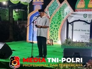 Plt Camat Baamang Yudi Aprianur Membuka Musyabaqah Tilawatil Qur,an (MTQ) ke 57 Tingkat Kecamatan Baamang