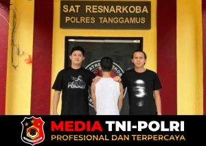 Satres Narkoba Polres Tanggamus Tangkap Diduga Pengedar Sabu di Bandar Negeri Semuong