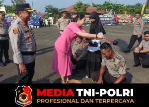 Polres Mesuji Gelar Upacara Laporan Kenaikan Pangkat Periode 1 Juli 2026 untuk 21 Personil