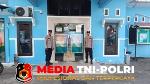 Jaga Sitkamtibmas Tetap Kondusif, Patroli Dialogis Polsek Hanau Sambang ATM Bank BRI dan Bank Kalteng