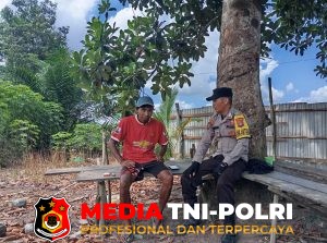 Bhabinkamtibmas Polres Seruyan Sambang Masyarakat Desa Asam Baru