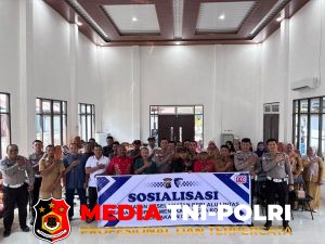 Satlantas Polres Seruyan Gelar Sosialisasi Keselamatan Berlalulintas di Kelurahan Kuala Pembuang I