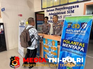 Satlantas Polres Seruyan Berikan Pelayanan SIM di Satpas 2333