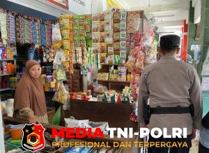 Polsek Seruyan Hilir Gelar Patroli di Pasar Saik Kuala Pembuang