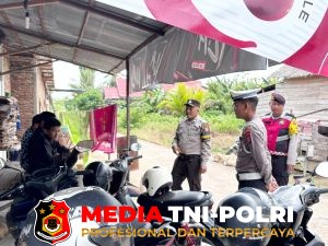 Perkuat Keamanan Swakarsa di Obvit Kuala Pembuang, Polres Seruyan Sambang Satpam Bank BRI