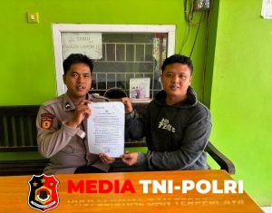 Bhabinkamtibmas Panca Jaya Sosialisasikan Larangan Bakar Lahan kepada Warga