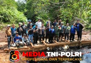 Tambah Embung Air Cegah Karhutla, PT RMU Bangun Sekat Kanal di Sekunder 9 Tamiyangan