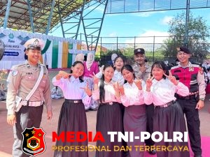 Pamapta III Polres Seruyan Hadiri Perpisahan SDN 1 Kuala Pembuang, Sampaikan Pesan Binredawan Cegah Kenakalan Remaja