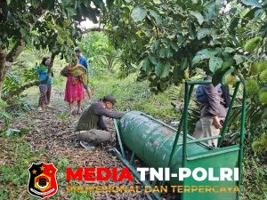 BKSDA Resort Sampit Cek Lokasi Kemunculan Beruang Madu dan Pasang Perangkap di Desa Sungai Paring