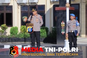 Wakapolres Seruyan Pimpin Apel Pagi Jam Pimpinan, Tekankan Bijak Bermedsos Bagi Personel dan Keluarga
