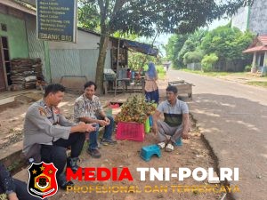 Polsek Danau Sembuluh Gelar Patroli Dialogis, Sambangi Warga dan Obvit di Wilayah Hukumnya