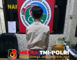 Warga Pelangsian Diamankan Satresnarkoba Polres Kotim Bawa Narkotika Dengan Barbuk 8,84 Gram Sabu