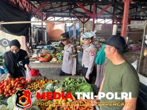 Patroli Presisi Pamapta II Polres Seruyan Sambang Pasar Saik Kuala Pembuang