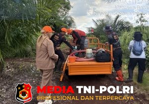 Kebakaran Lahan 4 Hektare di Mentawa Baru Hilir, Tim Gabungan Berhasil Padamkan 75 Persen Area Terbakar
