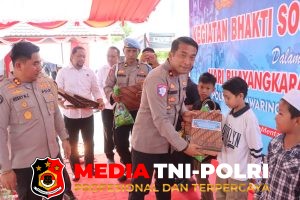 KAPOLRES KOTIM BUKA BHAKTI SOSIAL DAN SUNATAN MASSAL HUT BHAYANGKARA KE-80 DI POLSEK BAAMANG