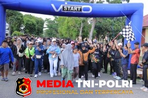 Polres Seruyan Gelar Jalan Sehat HUT Bhayangkara Ke-80