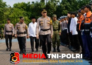 Jaga Jakarta Jaga Bekasi, Polres Metro Bekasi Gelar Pasukan Operasi Wibawa Mukti Jaya 2026