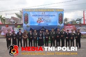 Polres Kotim Gelar Upacara HUT Bhayangkara Ke-80, Teguhkan Semangat "80 Tahun Mengabdi untuk Masyarakat