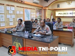 Polres Kotim Mengikuti Kegiatan Zoom Meeting Anev Mingguan Quick Wins Akselerasi Polri Untuk Masyarakat