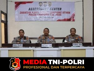 Biro SDM Polda Lampung Gelar Assessment Center Jabatan Kanit di Polres Lampung Utara