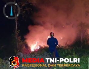 Dinas Damkarmat Kotim Padamkan Kebakaran Lahan di Mentawa Baru Hulu, Diduga Sengaja Dibakar