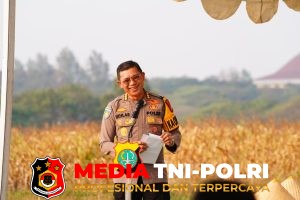 Polres Metro Bekasi Panen Raya Jagung Kuartal 1 di Lahan Ketahanan Pangan Polda Metro Jaya