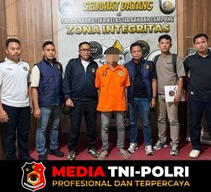 Polda Lampung Berhasil Mengamankan DPO Kasus Narkotika Dari Aceh