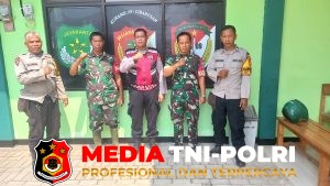 JAGA JAKARTA ON THE SPOT, Polsek Cibarusah Pererat Sinergitas TNI–Polri melalui Silaturahmi ke Koramil
