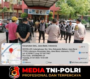 Jaga Jakarta Jaga Bekasi, Police Go to School Polsek Setu Tanamkan Karakter Positif kepada Pelajar