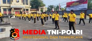 Polres Kotim Rutin Gelar Olahraga Pagi Setiap Jumat, Wujudkan Tubuh Sehat dan Semangat Pengabdian