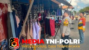 Polsek Seruyan Hilir Patroli Pasar Saik, Jaga Keamanan dan Ketertiban