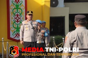 Kapolres Kotim Pimpin Apel Jam Pimpinan, Apresiasi Sukses HUT Bhayangkara dan Tekankan Disiplin Sesuai SOP