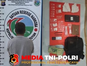 Satresnarkoba Polres Seruyan Sikat Pengedar Sabu di Desa Sembuluh I, Puluhan Gram Sabu Disita