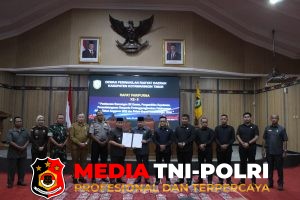 Polres Kotim Hadiri Rapat Paripurna DPRD Kotim Bahas Ranperda Pertanggung jawaban APBD 2025