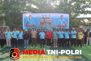 Kapolres Kotim Buka Turnamen Mini Soccer Kapolres Cup Peringati HUT Bhayangkara ke-80