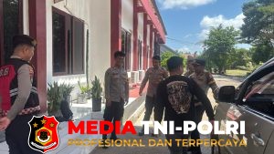 Pamapta Polres Seruyan Lakukan Monitoring Pemberangkatan Kotak Suara Pilkades