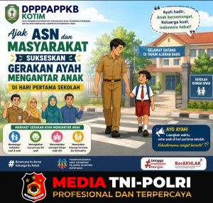 DPPPAPPKB Kotim Ajak ASN dan Masyarakat Sukseskan Gerakan Ayah Mengantar Anak di Hari Pertama Sekolah