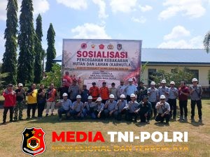 Polsek Danau Sembuluh Hadiri Sosialisasi Pencegahan Karhutla di PT Selonok Ladang Mas
