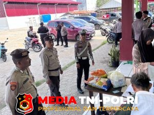 Pamapta Polres Seruyan Laksanakan Patroli Presisi Dialogis dan Pengamanan Pembagian Sembako