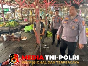 Polsek Seruyan Hilir Laksanakan Patroli di Pasar Saik Kuala Pembuang