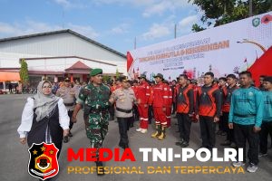 Komandan Kodim 1015/Sampit Pimpin Apel Siaga dan Gladi Kesiapsiagaan Bencana Karhutla dan Kekeringan